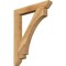 Ekena Millwork Imperial Slat Rough Sawn Bracket, Western Red Cedar, 4"W x 30"D x 38"H BKT04X30X38IMP06RWR - alternate 1